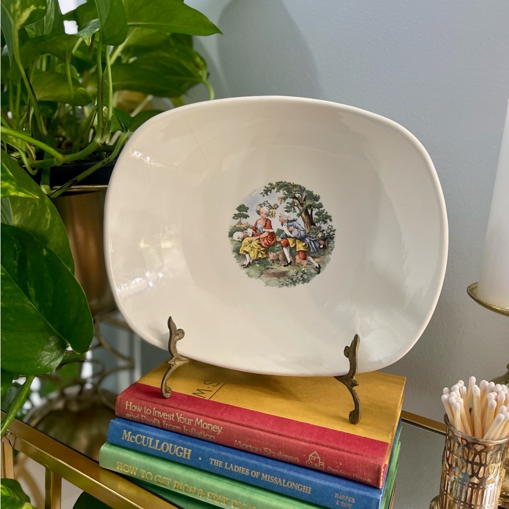George and Martha Washington Dish